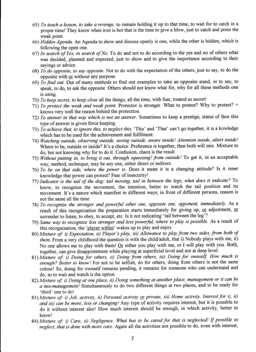 Page 7 of Lifestyle document by Swami Maheshananda